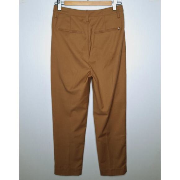 Dondup Italy Women's Cropped Trouser Pant Pleated IT 40 Small Academia Jodhpurs - Picture 10 of 12